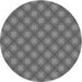 Square Patterned Gray Rug, pat2435gry