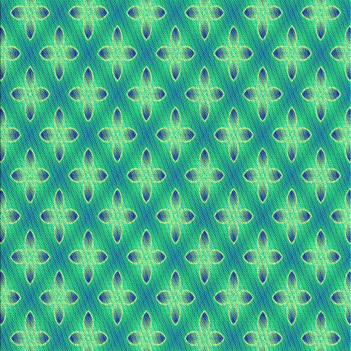 Patterned Spring Green Rug, pat2435lblu