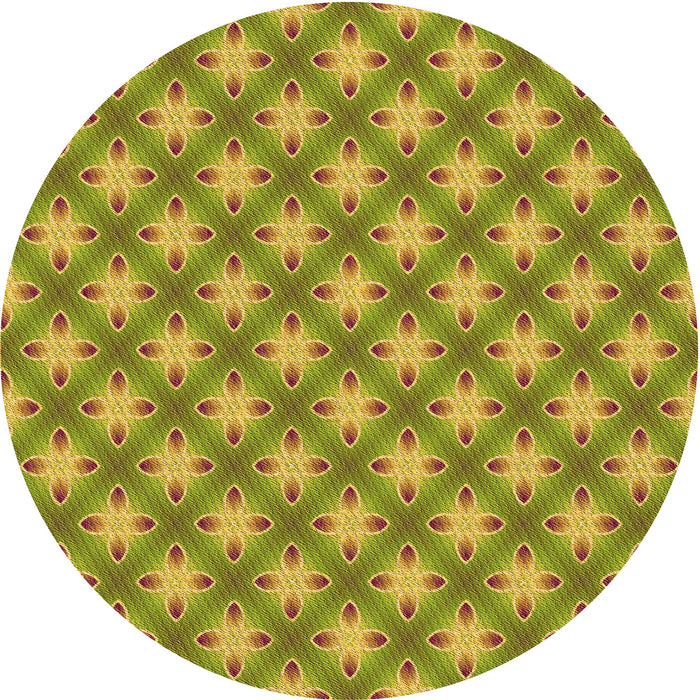 Square Patterned Brown Rug, pat2435org