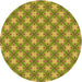 Square Patterned Brown Rug, pat2435org