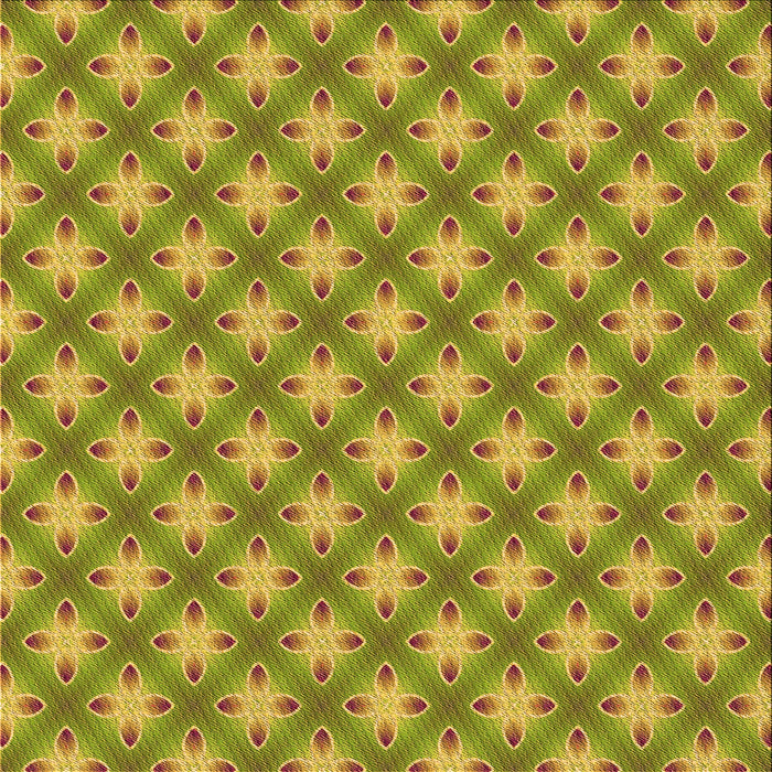 Round Patterned Brown Rug, pat2435org