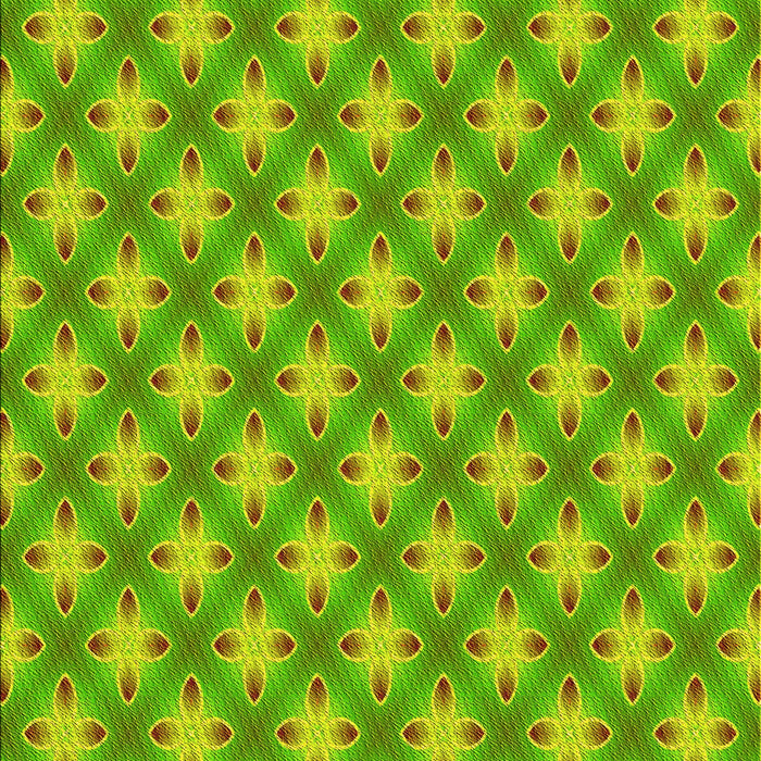 Patterned Green Rug, pat2435yw