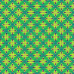 Square Patterned Emerald Green Novelty Rug, pat2435