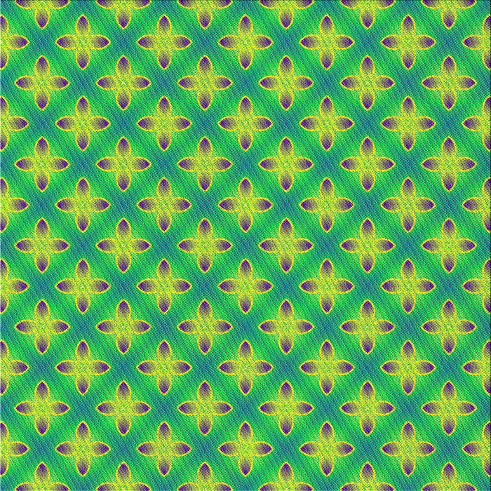 Square Patterned Emerald Green Novelty Rug, pat2435