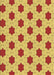 Patterned Red Rug, pat2436brn