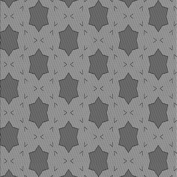 Machine Washable Transitional Ash Gray Rug, wshpat2436gry