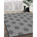 Patterned Ash Gray Rug in Family Room, pat2436gry