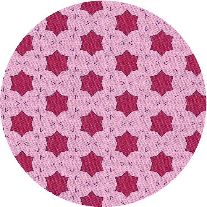 Square Machine Washable Transitional Pink Rug in a Living Room, wshpat2436pur