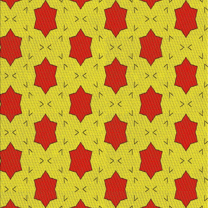 Patterned Yellow Rug, pat2436yw
