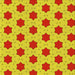 Round Patterned Yellow Rug, pat2436yw