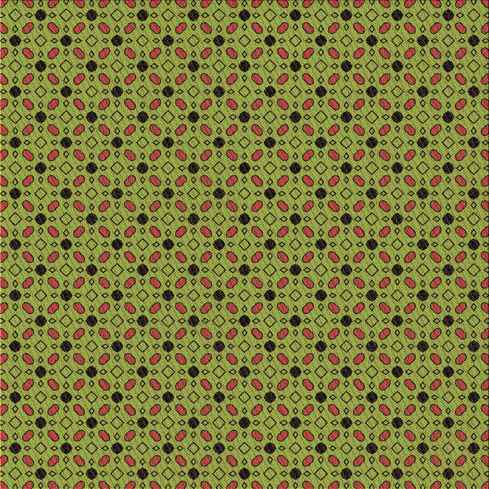 Round Machine Washable Transitional Pistachio Green Rug, wshpat2437brn