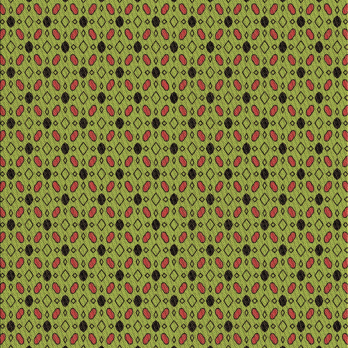 Machine Washable Transitional Pistachio Green Rug, wshpat2437brn