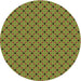 Square Patterned Pistachio Green Rug, pat2437brn