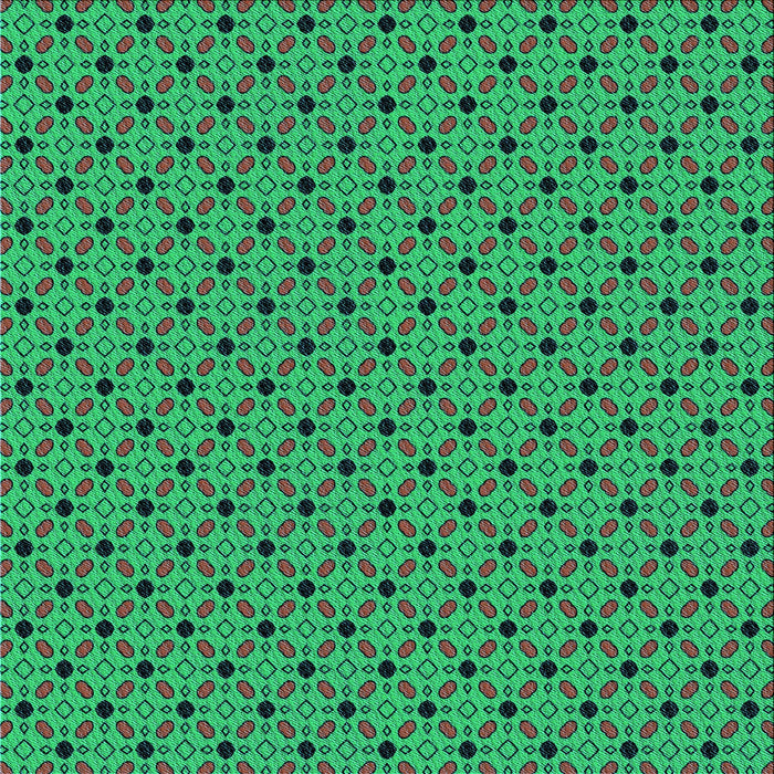 Round Machine Washable Transitional Medium Forest Green Rug, wshpat2437lblu