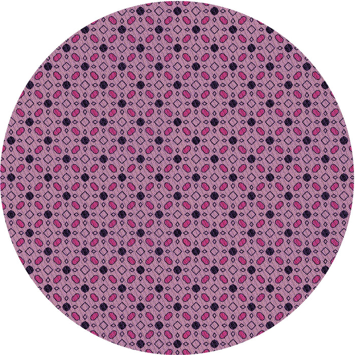 Square Patterned Dark Raspberry Purple Rug, pat2437pur