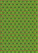 Patterned Bright Green Novelty Rug, pat2437