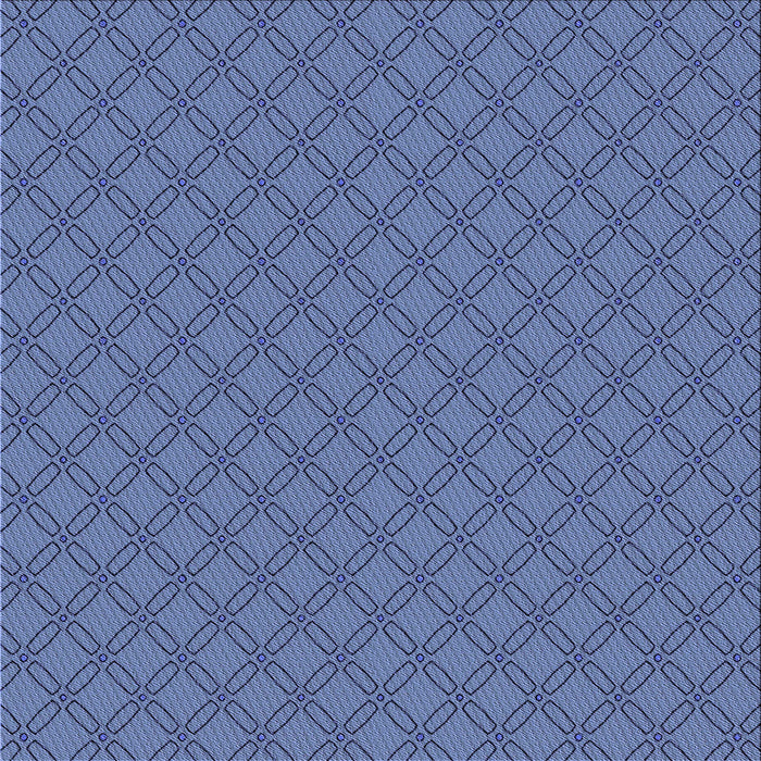 Round Patterned Sky Blue Rug, pat2438blu