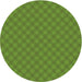 Square Patterned Seaweed Green Rug, pat2438brn