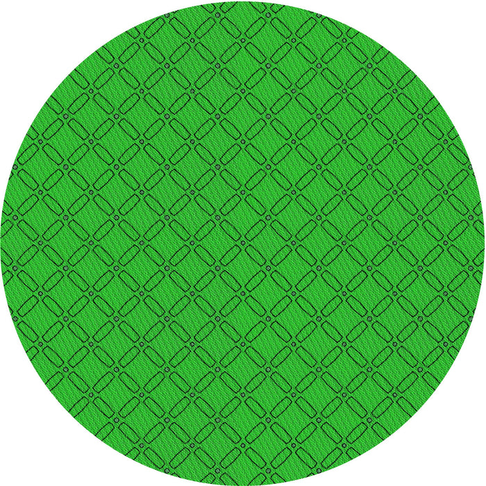Square Patterned Lime Green Rug, pat2438grn