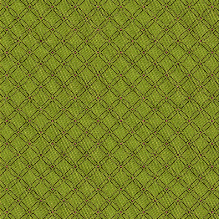 Round Patterned Pistachio Green Rug, pat2438org