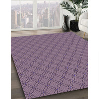 Patterned Viola Purple Rug, pat2438pur