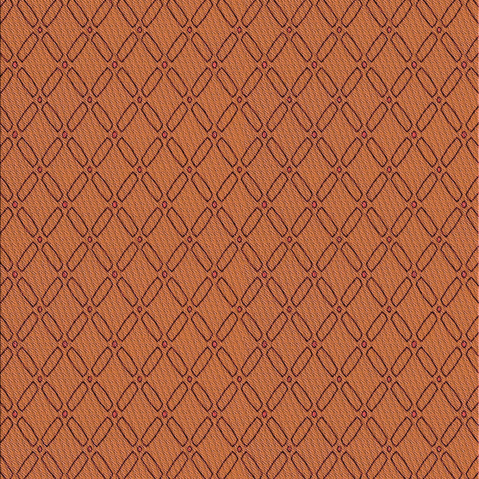 Patterned Neon Orange Rug, pat2438rd