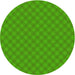 Square Patterned Lime Green Rug, pat2438yw