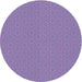 Square Patterned Purple Violet Purple Rug, pat2439blu