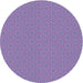 Square Machine Washable Transitional Purple Violet Purple Rug in a Living Room, wshpat2439blu