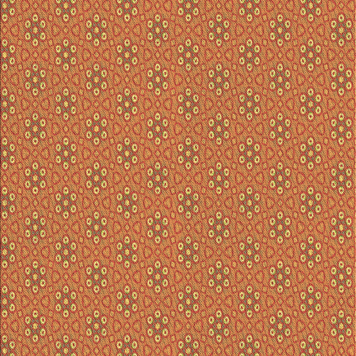 Machine Washable Transitional Scarlet Red Rug, wshpat2439brn