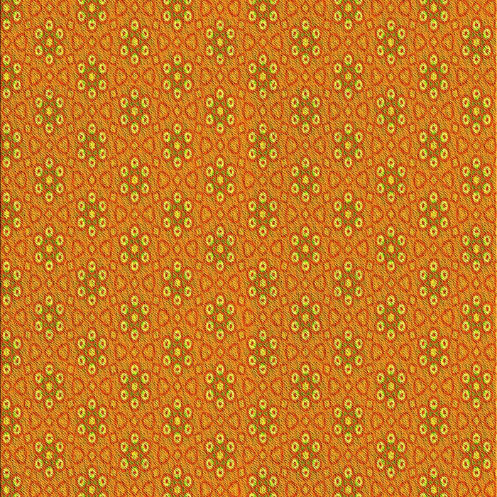 Patterned Scarlet Red Rug, pat2439yw