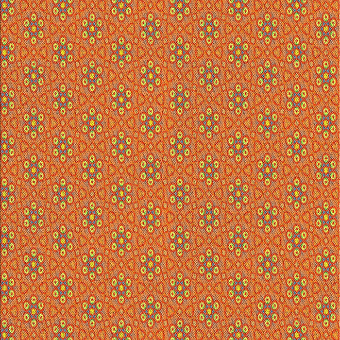 Patterned Yellow Novelty Rug, pat2439