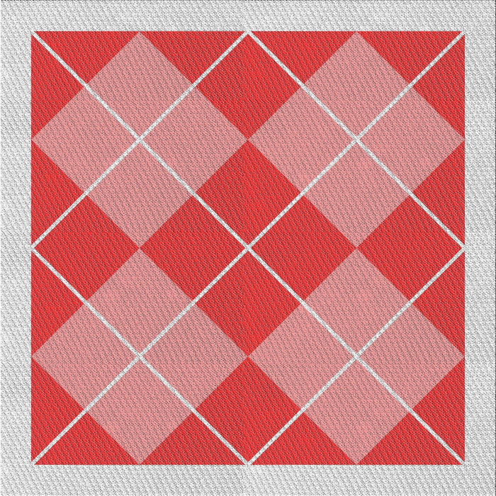 Sideview of Machine Washable Transitional Rose Pink Rug, wshpat243