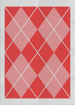 Patterned Rose Pink Novelty Rug, pat243