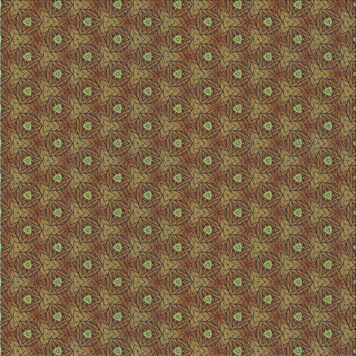 Round Patterned Copper Brown Rug, pat2440lblu