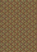 Patterned Copper Brown Rug, pat2440lblu