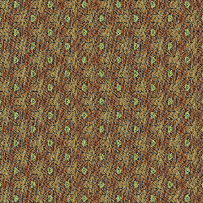 Patterned Copper Brown Rug, pat2440lblu