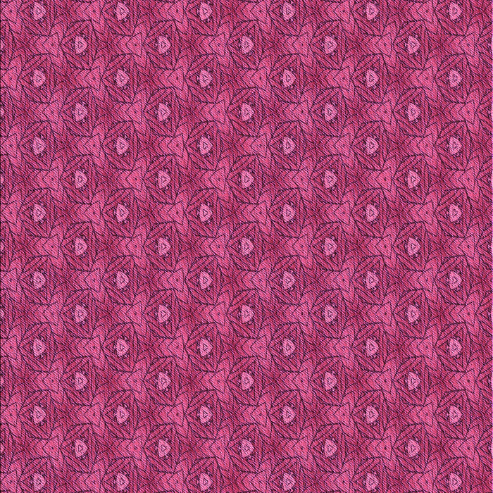 Patterned Neon Pink Rug, pat2440pur