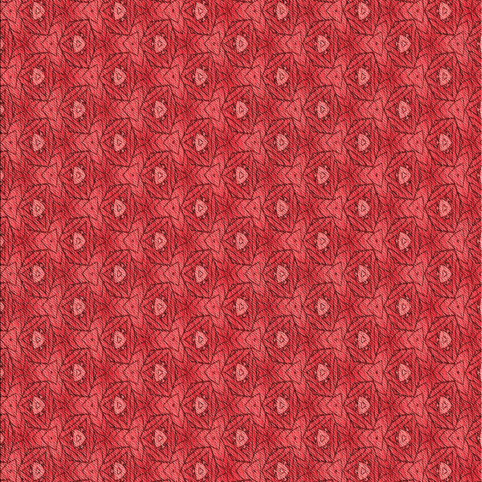 Patterned Red Rug, pat2440rd