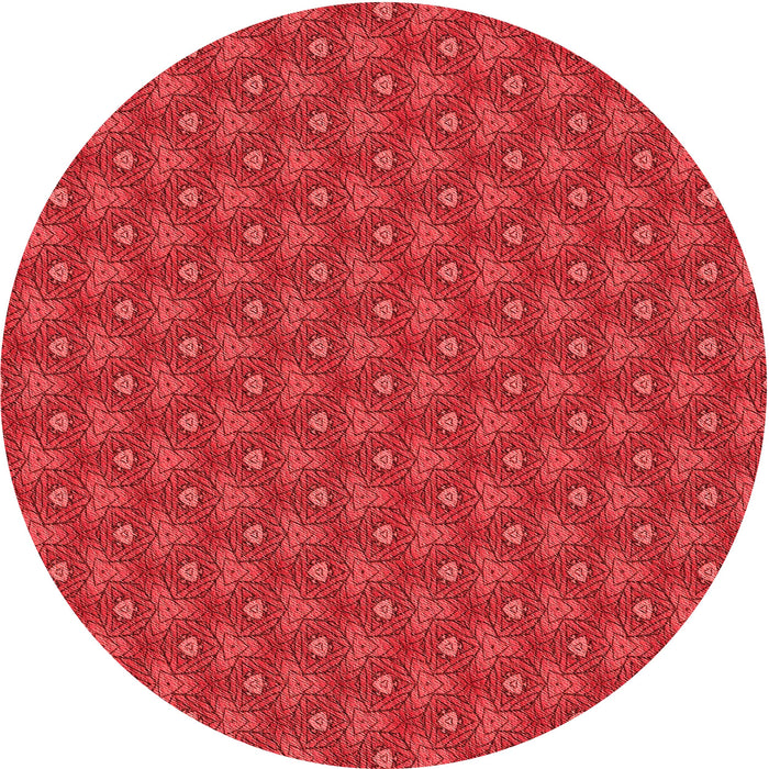 Square Machine Washable Transitional Red Rug in a Living Room, wshpat2440rd