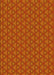 Patterned Neon Orange Rug, pat2440yw