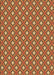 Patterned Orange Rug, pat2441brn