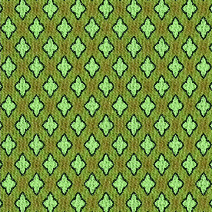 Machine Washable Transitional Seaweed Green Rug, wshpat2441grn