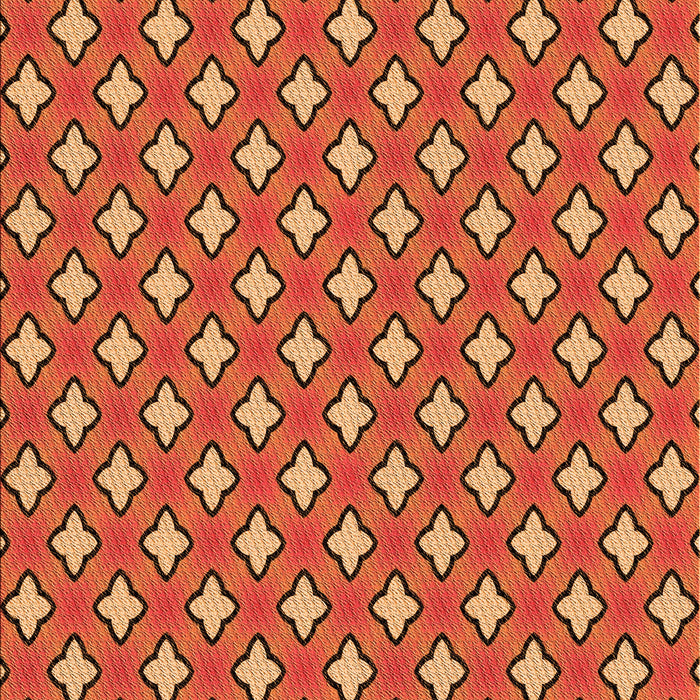 Machine Washable Transitional Orange Rug, wshpat2441org