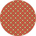 Square Machine Washable Transitional Orange Rug in a Living Room, wshpat2441org