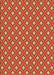 Patterned Orange Rug, pat2441org
