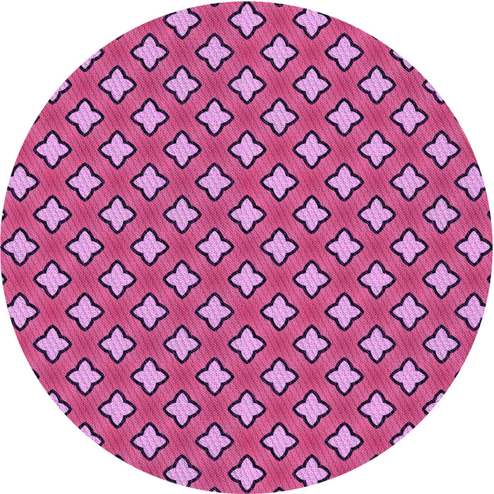 Square Machine Washable Transitional Burnt Pink Rug in a Living Room, wshpat2441pur