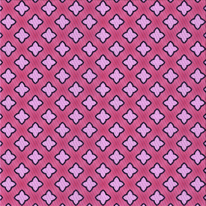 Round Patterned Burnt Pink Rug, pat2441pur