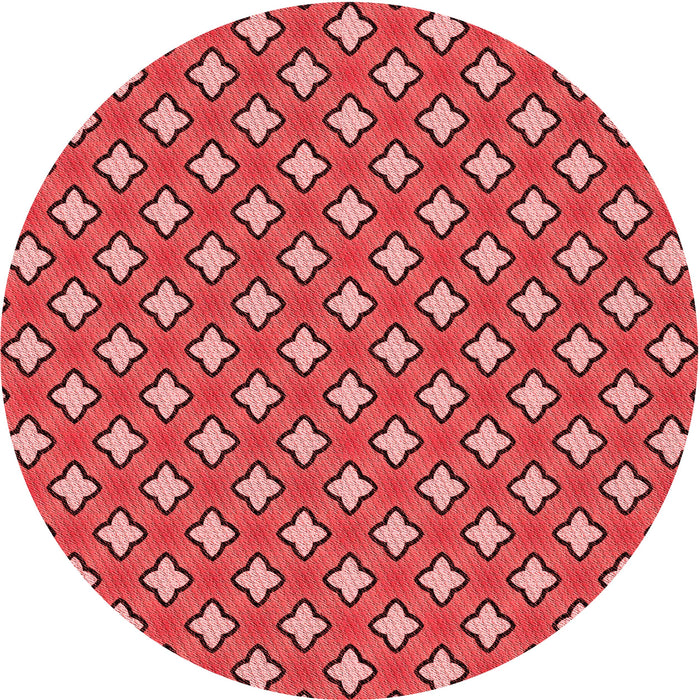 Square Machine Washable Transitional Red Rug in a Living Room, wshpat2441rd