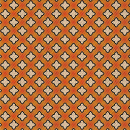 Sideview of Machine Washable Transitional Tomato Red Rug, wshpat2441